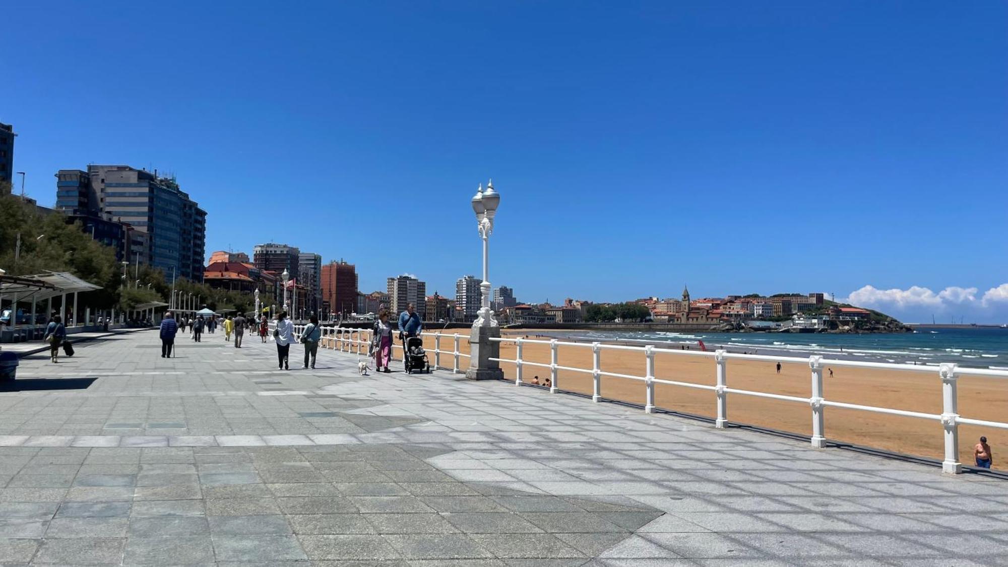 Apartamento Playa De Gijon Exterior photo